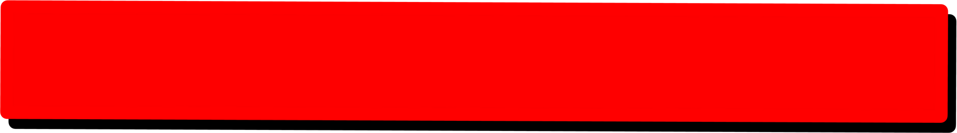 Red Blank Rectangle Dialog Speech Button